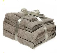 viceroy bedding LATTE 650gsm 6pc Prestige 'Luxor' Egyptian Cotton Towel Bale Bundle Gift Set