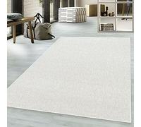 viceroy bedding NIZZA Modern Rugs Living Room Carpet Mat For Bedroom Large Area Rug Hallway Kitchen Extra Large Size Short Pile Flat Weave (200cm x 290cm (6.6ft x 9.5ft), Cream)
