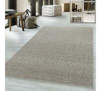 viceroy bedding NIZZA Modern Rugs Living Room Carpet Mat For Bedroom Large Area Rug Hallway Kitchen Extra Large Size Short Pile Flat Weave (120cm x 170cm (4ft x 5.6ft), Beige)