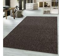 viceroy bedding NIZZA Modern Rugs Living Room Carpet Mat For Bedroom Large Area Rug Hallway Kitchen Extra Large Size Short Pile Flat Weave (120cm x 170cm (4ft x 5.6ft), Brown)