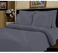 viceroy bedding Pair of 100% Egyptian Cotton Pillow Cases, 500 Thread Count (House Wife, Slate Grey)
