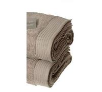 viceroy bedding Pair of JUMBO BEIGE Prestige 'Luxor' Egyptian Cotton Towels 650gsm Bath Sheets HUGE SIZE 180cm x 100cm Towel