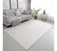 viceroy bedding PLAIN NON SLIP Modern Rugs Living Room Carpet Mat For Bedroom Large Area Rug Hallway Kitchen Extra Large Size Low Pile Flat Weave (Cream, 160 x 230 cm)