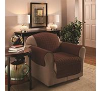 viceroy bedding Quilted Sofa Protector Furniture Protector Cover Water Resistant (Chair, 1 Seater, Brown)