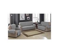 viceroy bedding Quilted Sofa Protector Furniture Protector Cover Water Resistant (Two Seater, Grey)