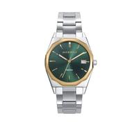 Viceroy Men's Watch Steel Two Tone Green Dial Bracelet 42449-67, Bracelet