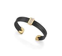 Viceroy Women's Steel Bracelet Multiple Wire Linked with Bar with Zirconia (15194P01010 Black)