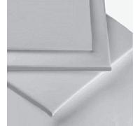 Viceroybedding 100% Egyptian Cotton Flat Sheet, Silver, Double Bed Size 400 Thread Count