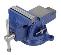 Vices, 4 Inch Bench Vise Heavy Lock Down Duty Clamps Precision Jaw Width 360° Swivel Base CNC Work