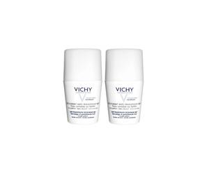 Vichy 48 hour roll-on deodorant for sensitive and irritated skin 2 x 50 ml