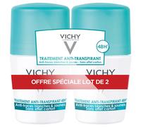 Vichy 48H Anti-Streaks Anti-Perspirant Deodorant Roll-On 2 x 50ml