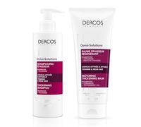 Vichy Dercos Densi-Solutions Duo Pack - Thickening Shampoo & Balm - Boosts Volume & Hair Density - 250ml + 200ml