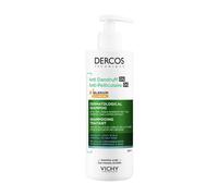 Vichy Dercos Technique Anti-Dandruff Shampoo with Salicylic Acid & Selenium Disulfide, For Sensitive Oily Scalp, Removes Flakes, 390ml.