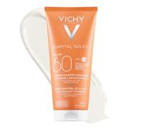 Vichy Face & Body Suncreen spf 60, Capital Soleil Bare Skin Feel UV Lotion, High broad Spectrum UVA/UVB Protection, Invisible Fin
