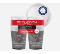 Vichy Homme Antitranspiranter Deoroll-on 72h,Pack of 2 (2 x 50ml)
