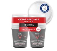 Vichy Homme Antitranspiranter Deoroll-on 72h,Pack of 2 (2 x 50ml)