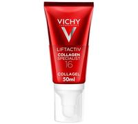 Vichy Liftactiv Collagen Specialist 16 Collagel, Glow Boosting Gel Cream, With Co-Bonding Technology, Rhamnose Peptides Maitake, Crystal Gel Texture, Revives 16 Youth Markers, All Skin Types, 50ml
