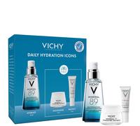 Vichy Mineral 89 Hyaluronic Acid Daily Hydration Kit: Serum, Moisturiser, and SPF50 (Worth £43.79)
