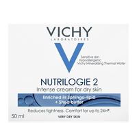 Vichy Nutrilogie 2 Intense Cream For Dry Skin 50ml GENUINE & NEW