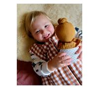 Vichy organic cotton footed sleeping bag Caramel 1/2 years