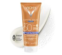Vichy Water Resistant Sport Sunscreen, Ideal Soleil Sport SPF 60 Ultra Light Sunscreen Lotion for Face and Body, with Broad Spect
