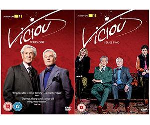 Vicious Complete ITV Series 1-2 DVD Collection + Extras : The Making of Vicious,Interviews with the cast, producers and writer, and DVD Promo