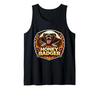 Vicious Honey Badger Lover Animal Enthusiast Angry Fearless Tank Top