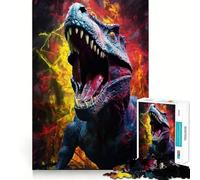 Vicious Raptor 1000 Piece Puzzle For Adults Mind Skill Play Laser Cut for Flawless Fit Rewarding Activity for Rainy Days (50x75cm)