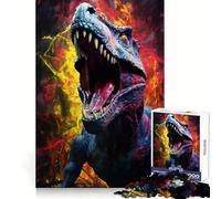 Vicious Raptor Adult Jigsaw Puzzles 1000 Pieces Enhance Recall Light Enjoyment Precision Cut Unique Gift (38x52cm)