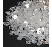 VICIYOO Sequin Crystal Transparent 3mm 4mm 5mm 6mm Pvc Round Flat Cup Loose Sequins Paillette Sewing Wedding Craft DIY Accessories 10g