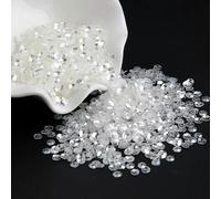 VICIYOO Sequin Crystal Transparent 3mm 4mm 5mm 6mm Pvc Round Flat Cup Loose Sequins Paillette Sewing Wedding Craft DIY Accessories 10g
