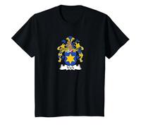 Vick Coat of Arms - Family Crest T-Shirt, Youth, Black, 2T