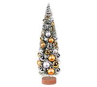 Vickerman decorative-hanging, Green with silver and gold ornaments, 1ft 6in