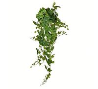Vickerman Everyday 51" Artificial Green Grape Leaf Ivy Hanging Bush - Faux Indoor Hanging Plant Bush - Greenery for Home Or Office Decor - Maintenance Free