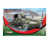 Vickers-Armstrong Mk F/45 Tank With Turret And Gun Top Quality
