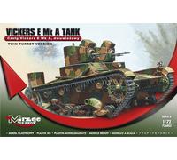 VICKERS E MK A - SEPTEMBER 1939 (POLISH ARMY MARKINGS) 1/72 MIRAGE