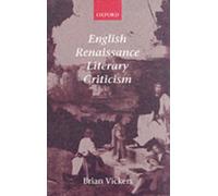 Vickers - English Renaissance Literary Criticism - New paperback or so - N555z