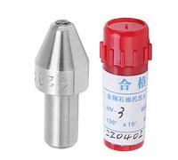 Vickers Hardness Tester Indenter, Diamond Vickers Indenter for Buehler Matsuzava Future Tech Wolpert, 136 Degree Super Hard Alloy Steel Diamond Penetrator with Storage Box, High Pr