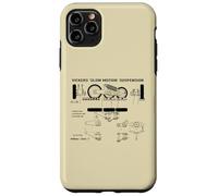 Vickers “Slow Motion” Suspension WWII British Tank Diagram Case for iPhone 11 Pro Max
