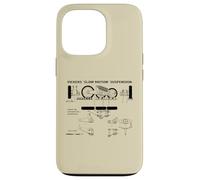 Vickers “Slow Motion” Suspension WWII British Tank Diagram Case for iPhone 13 Pro