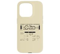 Vickers “Slow Motion” Suspension WWII British Tank Diagram Case for iPhone 15 Pro