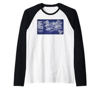 Vickers VC10 and Super VC10 Blueprint Cutaway Diagram Raglan Baseball Tee