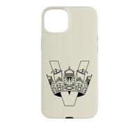 Vickers WWI Aircraft Logo Vintage British Aviation Emblem Case for iPhone 15 Plus