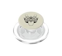 Vickers WWI Aircraft Logo Vintage British Aviation Emblem PopSockets PopGrip for MagSafe