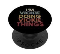 Vickie Name Vickie Personalized Name First Given PopSockets Adhesive PopGrip