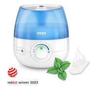 Vicks Mini Cool Mist Ultrasonic Humidifier - Adjustable Mist Control 1.8L Tank