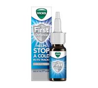 Vicks Nasal Spray For Blocked Nose, First Defence, Relief Of Cough Cold And Flu Like Symptoms, Nose Spray Helps To Inactivate & Remove Cold Viruses, Blocked Nose Relief, Cold Virus Blocker, 15 ml