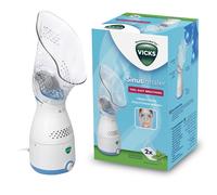 Vicks Sinus Inhaler - Suitable during Coughs, Colds or Blocked Noses - Adjustable Steam Control - Automatic Shut Off - Essential Oil Pads Included -