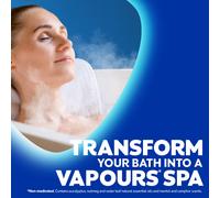 VICKS Vapo Bath - Bath Salt with Soothing Vapours - Infused with Menth