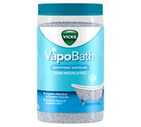 Vicks Vapo Bath Salts With Menthol & Camphor Scents Soothing Vapours 425g